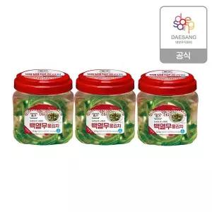 [신세계라이브쇼핑]종가 백열무물김치 1.2kg(PET) 3개