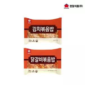 천일식품 볶음밥 10봉 (250g 김치5봉+300g 닭갈비5봉)