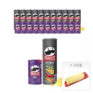 프링글스 매운맛 110g, 12개+스윗 어니언 48g, 12개 + 증정(프링글스 트레이, 1개)