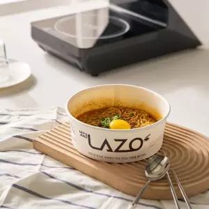 [LAZO] 국내생산 한강라면 일회용 조리용기 300개 / 인덕션 조리 가능