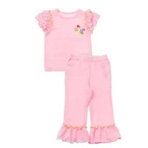 [롯데백화점]프렌치캣 L/PK 골지프릴 TS  바지 SET (Q52DBT150BP080)