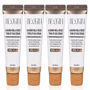 비오진 알부민 멜라리셋 톤업 선크림 50ml 4개