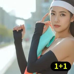 OKO 골프 쿨토시 자외선 차단 손등커버형 1플러스1 온가온