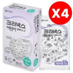 크리넥스 마스크 새부리형 입체형 40매 어린이 키즈