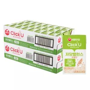 서울우유 클릭유 저당밸런스 곡물맛 140mlx48개