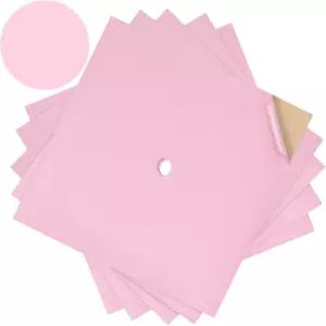 졸업식 모자 장식용 가죽 헤비급 건설 용지 5장 DIY 탑퍼 파티 0x0인치 셀프 접착 카드 핑크