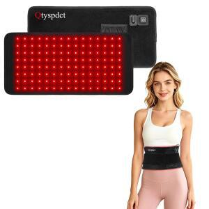 신체용 적광 요법, 660nm 850nm 16인치 3인치 1개 LED 적외선 요법 벨트 랩 패드 목 어깨 뒤쪽 무릎 근육용