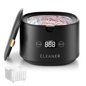 리테이너 클리너 FTCIRA 30W 프로페셔널 주얼리 45KHZ 230ML 의치용 휴대용 교정기 헤드 가드 블랙 마우스 얼라이너 면도기