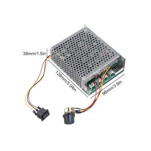 DC PWM 전동 드라이버 모듈 10-55V 전류 조절 속도 컨트롤러 12V 24V 48V 정방향/역방향 전자 부품
