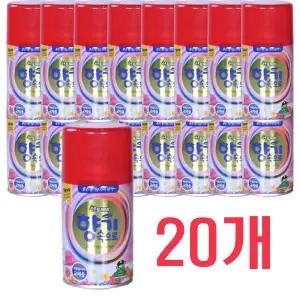 산도깨비 향캔 향기속으로 자동분사기 리필용 방향제 후리지아 290ml 20개