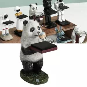 시계받침대 거치대 보관 석고 PANDA BEAR 시계스탠드