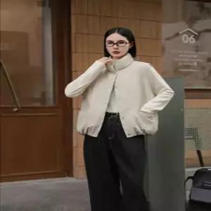 블랙팬서 여사친 캐주얼 패딩 차이나 싱글 보온 스트라이프 민소매 조끼 OPH1