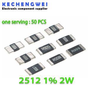 스틸 저항 1% 칩 저항기 50PCs 2512 2W R001 R050