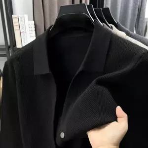 남성용 니트 캐주얼 가디건 카디건 스웨터 트렌드 상의 패피1