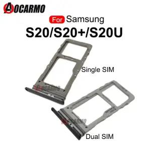 유심트레이 유심 보관 케이스 삼성 갤럭시 S20 Plus S20U 울트라 싱글 듀얼 SIM 카드 Sim 트레이 슬롯 홀더