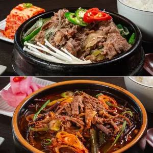 단짠단짠 뚝배기불고기 3팩 + 소고기 육개장 3팩