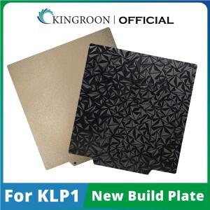 KINGROON 3D 프린터 빌드 플레이트 KLP1 PEI PEO PET 시트 220x220mm 양면 프린팅 다이아몬드 탄소 섬유(자