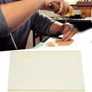 YJIUYUANQ 가죽 공예 펀칭 패드 스탬핑 보드 두꺼운 고무 음소거 도마 수제 DIY 매트 30x20x0.8cm 2 - 팩