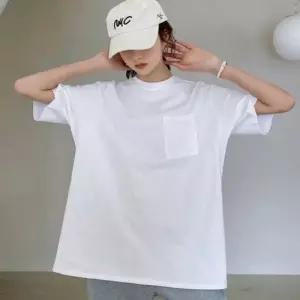 반팔티 여성면티 코튼 여성 베이직 심플 오버핏 여름반팔 숏슬리브 라운드티