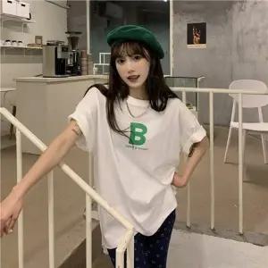 알파벳 여성 반팔 박스 티셔츠 반팔티 크롭티 나시티