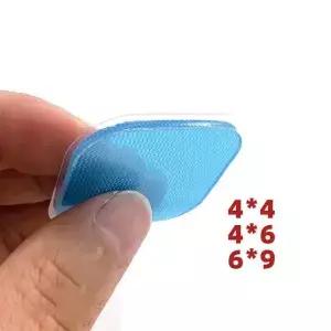 EMS 트레이너용 4PCS 젤 패드 복부 스티커 피트니스 하이겔 근육 슬리밍 마사지 기계
