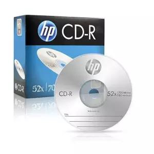 HP Media CD-R 52x 700MB 1P 슬림 케이스 10장-WD62CE3