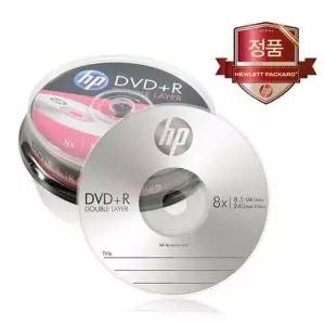 HP Media DVD R DL 10p 케익 케이스-WD61559