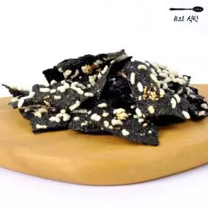 B의식탁 찹쌀 김부각 부각 김자반 맥주안주 반찬 간식 부각 김자반 반찬 (W9E0C38)