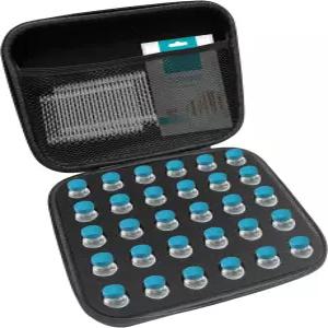 30 슬롯 인슐린 냉장고 홀더 보관 케이스 바이알 보호 가방 쿨러 여행 정리함 표준 0ml 맞습니다