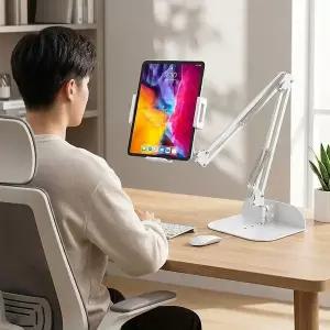 틈새 핸즈프리 접이식 스마트폰 태블릿 거치대