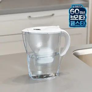 브리타 정수기 마렐라XL 3.5L 화이트+기본필터 1입