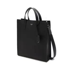 [헤지스](센텀시티점)[HAZZYS] [KEVIN] 블랙 가죽 HAZZYS로고 토트백 HJBA4F885BK