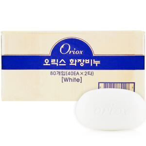 오릭스 화장 비누 140g x 40개 세수비누 알뜨랑 대용량 업소용