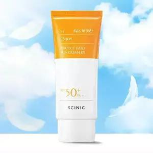 싸이닉 엔조이 퍼펙트 데일리 톤업 썬크림 EX 50ml / 혼합자차 저자극 보송 톤업