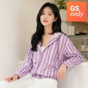 태그미 [GS단독] 린넨 스트라이프 후드 점퍼 4종 택1