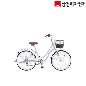 2026 삼천리 레스포 24 프림로즈 -완조립- 클래식 시티형 여성용 바구니자전거