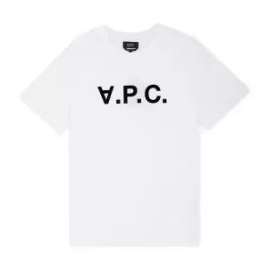 [아페쎄] 남성 VPC 로고 블랑/다크네이비 반팔티 COHBM M26384 TAE