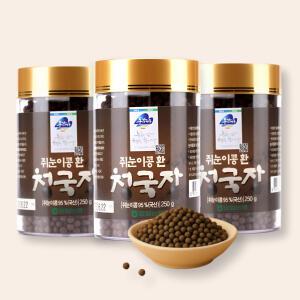 영월농협 동강마루 쥐눈이콩 약콩 청국장환250g x 3개