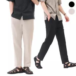 [체이스컬트] (MAN) STANDARD 린넨라이크 풀밴딩 PANTS/2Color