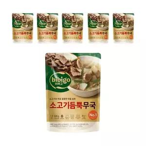 CJ 비비고 소고기듬뿍무국 500g, 6개