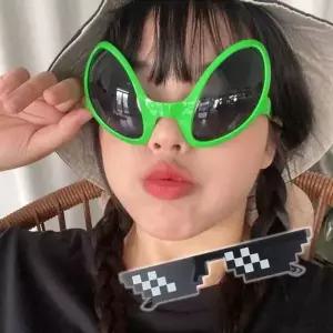 [셀러에이드]인싸선글라스 웃긴선글라스 왹져선글라스 에일리언선