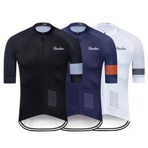 남성 사이클링 저지 클래식 블랙 사이클링 레이싱 탑 반소매 사이클리스트 의류 셔츠 Maillot 여름 자전거 자전거 착용