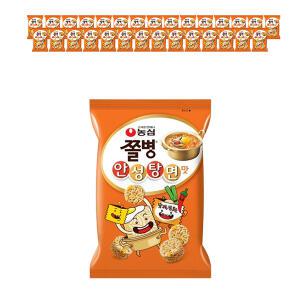 농심 쫄병스낵 안성탕면맛 77g, 30개