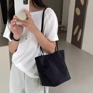 하즈블루 Hazblue 나일론 트윌 버킷 숄더백 4Color