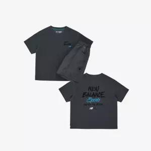 [롯데백화점]뉴발란스 METALIC SUMMER_피그먼트 + 우븐 반바지 셋업 NK9YG2761U_60