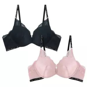 [롯데백화점]보디가드 부유방 커버 레터링 레이스 여성 브라2종택1BGWBZ105