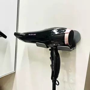무타공 욕실 헤어 드라이기 거치대 그레이 욕실 걸이 드라이기 거치대
