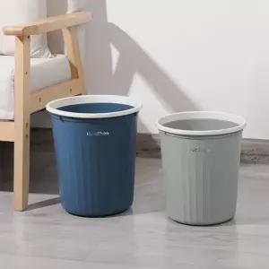 간편한 원형 화장실 15L 쓰레기통 사무실 오픈 책상 휴지통 10 카페 리터 뚜껑없는 종량제
