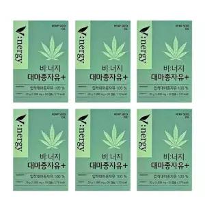 [휴럼] 비너지 대마종자유 플러스 1000mg x 30캡슐 x 6박스 -AO-
