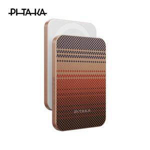 PITAKA 마그네틱 파워 뱅크 5000mAh 초슬림 휴대용 맥세이프 무선 고속 충전 15W 배터리 팩 아라미드 섬유
